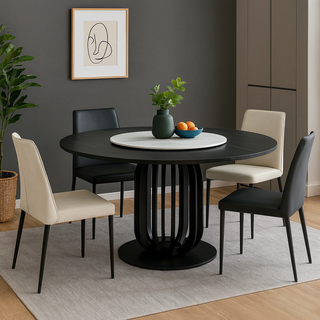 Veda Sintered Stone Round Dining Table