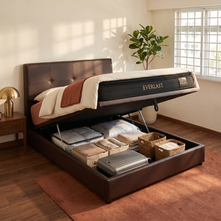 Bedz & Dreamz Everlast Mattress + Storage Bed Frame Package