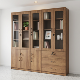 Tindra III Wooden Bookshelf / Display Cabinet