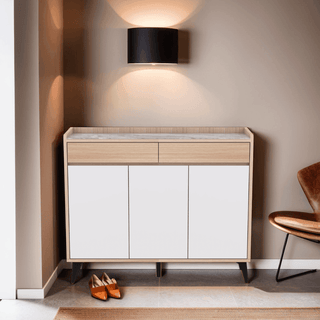 Megafurniture | Treno 3 Doors Shoes Cabinet | Shoe Cabinet