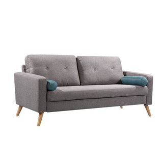 Megafurniture | Treyton Grey Fabric Sofa (2 & 3 Seater) | Fabric Sofa