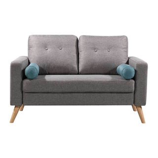 Megafurniture | Treyton Grey Fabric Sofa (2 & 3 Seater) | Fabric Sofa