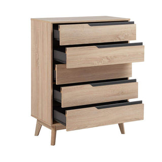 Megafurniture | Trystan Wooden Chest of Drawer (80cm) | Chest of Drawer