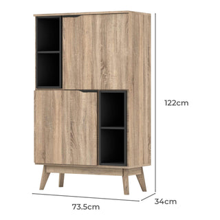 Megafurniture | Trystan Wooden Display Unit / Bookshelf | Bookshelf