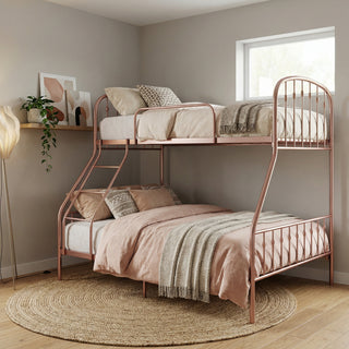 Valex Rose Gold Metal Bunk Bed