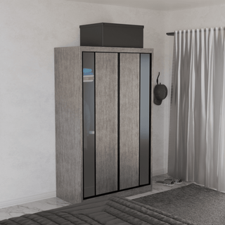 Megafurniture | Valkyrie Modular Wardrobe (Frosted Glass) | Modular Wardrobe
