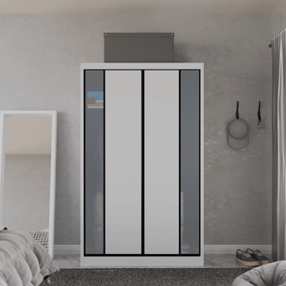 Megafurniture | Valkyrie Modular Wardrobe (Frosted Glass) | Modular Wardrobe