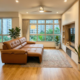 Vantix Leather Sofa Bed