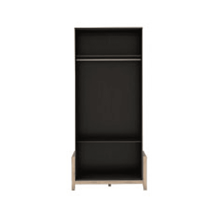 Megafurniture | Vireo Wooden 2 Door Wardrobe | Open Door Wardrobe