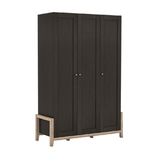 Megafurniture | Vireo Wooden 3 Door Wardrobe | Open Door Wardrobe