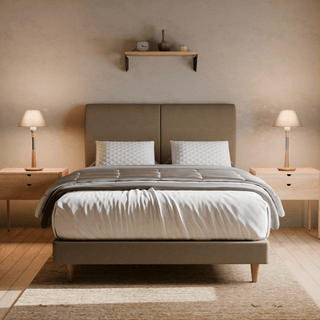 Megafurniture | Vivienne Fabric Bed Frame (Water Repellent) | Bed