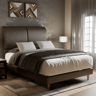 Megafurniture | Vivienne Faux Leather Bed Frame | Bed