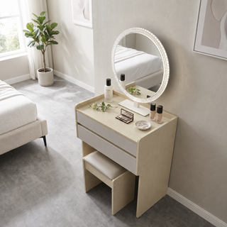 Ovarra Dressing Table with Mirror