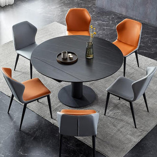 Dib Extendable Round Sintered Stone Dining Table