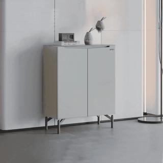 Megafurniture | Weslyn 2 Door Shoe Cabinet with Jade Stone Top (60cm) | Shoe Cabinet