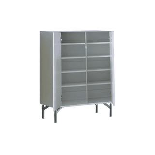 Megafurniture | Weslyn 2 Door Shoe Cabinet with Jade Stone Top (60cm) | Shoe Cabinet