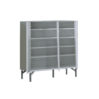 Megafurniture | Weslyn 3 Door Shoe Cabinet with Jade Stone Top (90cm) | Shoe Cabinet