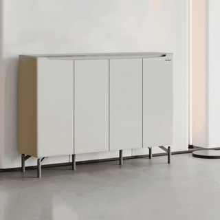 Megafurniture | Weslyn 4 Door Shoe Cabinet with Jade Stone Top (140cm) | Shoe Cabinet