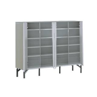Megafurniture | Weslyn 4 Door Shoe Cabinet with Jade Stone Top (140cm) | Shoe Cabinet