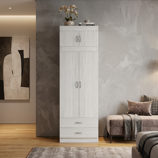 Quinton 2 Door Open Wardrobe with Top