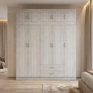 Quinton 5 Door Open Wardrobe with Top