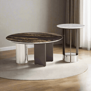 Megafurniture | Wilder Cultured Marble Nesting Coffee Table | Coffee Table