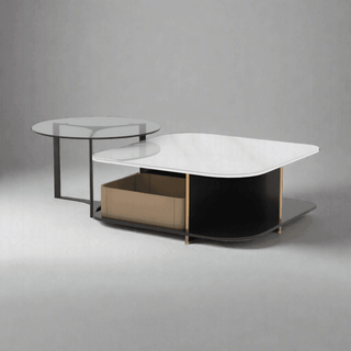 Megafurniture | Willow Marble Tech Nesting Coffee Table | Coffee Table