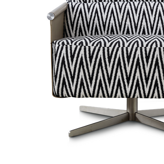 Emberly Printed Fabric Armchair