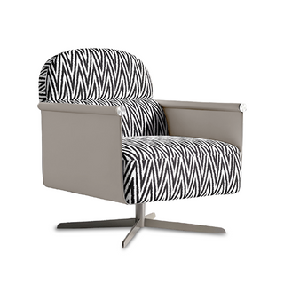 Emberly Printed Fabric Armchair