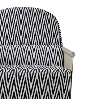 Emberly Printed Fabric Armchair