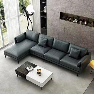 Trellis Faux Leather Sofa