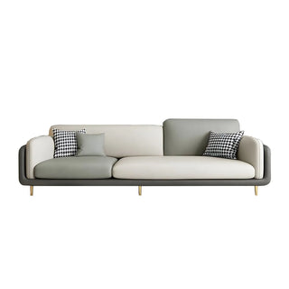 Lincoln Two Tone Leathaire Sofa