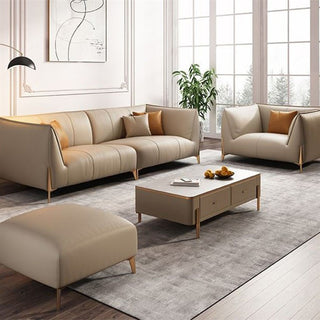 Maven Faux Leather Sofa