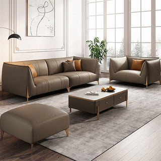 Maven Faux Leather Sofa