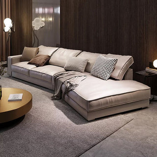 Halcyon Leathaire Angled Sectional Sofa