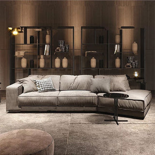 Halcyon Leathaire Angled Sectional Sofa