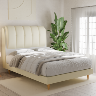 Corave Faux Leather Bed Frame