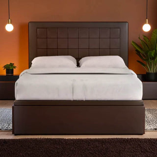 Elijah Faux Leather Storage Bed