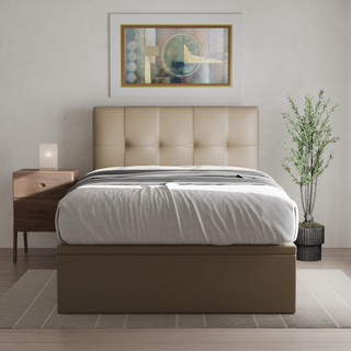 Devon Faux Leather Storage Bed