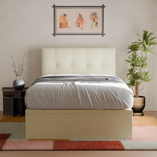 Devon Faux Leather Storage Bed