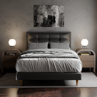 Robyn Faux Leather Bed Frame