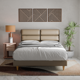 Fobbee Faux Leather Bed Frame