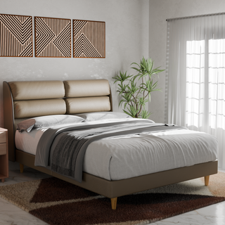 Fobbee Faux Leather Bed Frame