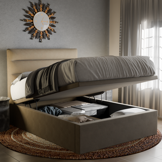 Keenan Fabric Storage Bed