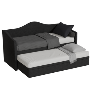 Zaxe Fabric Pull Out Bed with Storage (Pet Friendly)