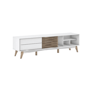 Megafurniture | Xandra White Living Room Set (Coffee Table + TV Console + Chest of Drawer) | Living Room Set