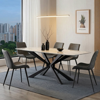 Leviro Sintered Stone Dining Table