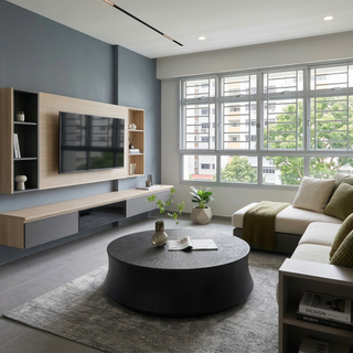 Velvyn Round Carved Coffee Table