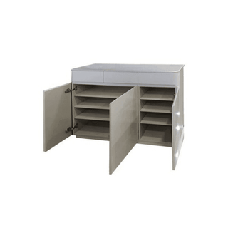 Megafurniture | Zanoelle II 3 Door Shoe Cabinet (120cm) | Shoe Cabinet