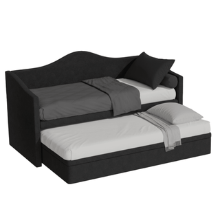 Megafurniture | Zaxe Fabric Pull Out Bed with Storage (Pet Friendly) | Pull Out Bed